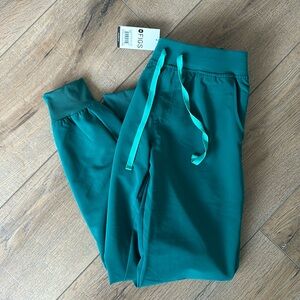 Figs Zamora Hunter Green Scrubs Small Regular NWT